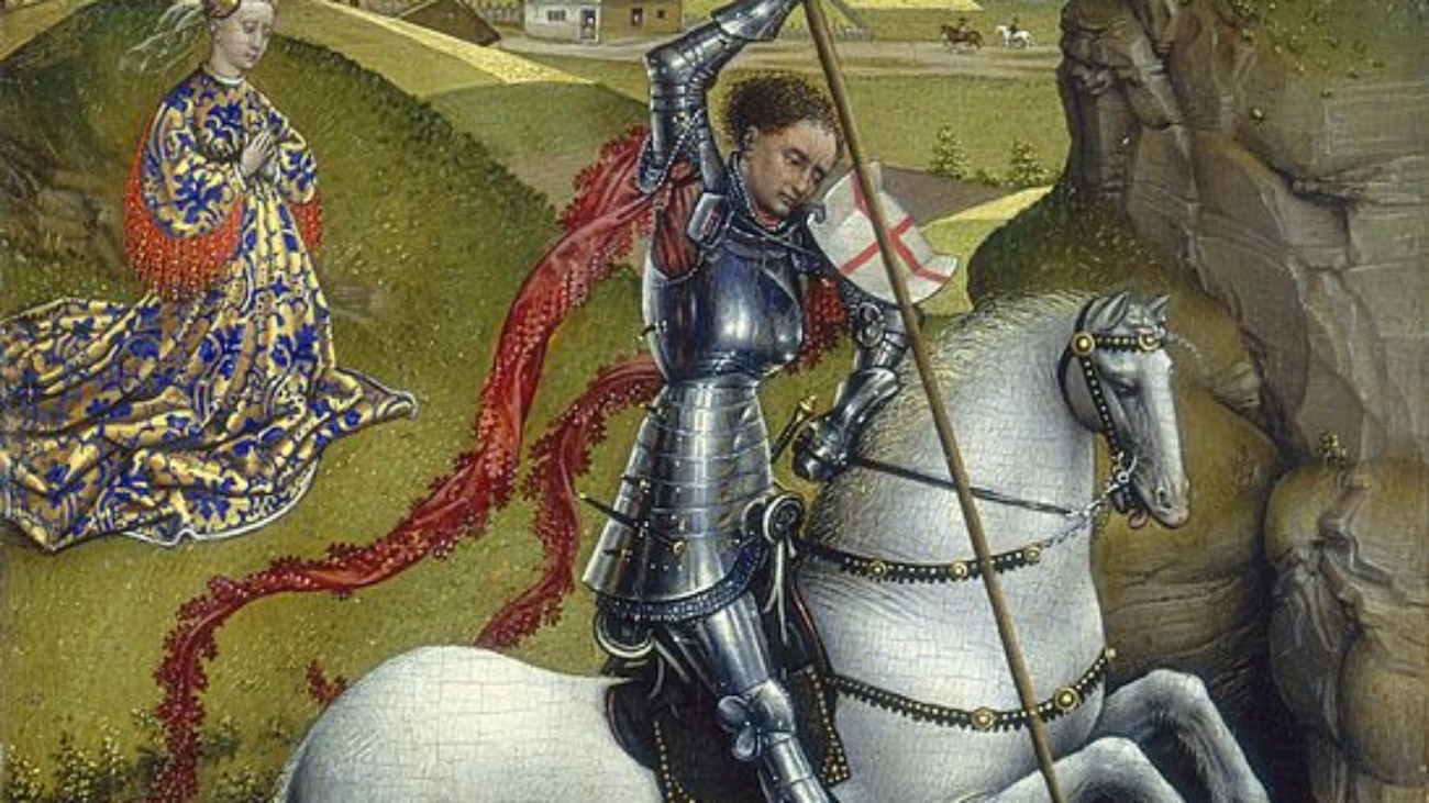 547px-Saint_George_and_the_Dragon_Rogier-1