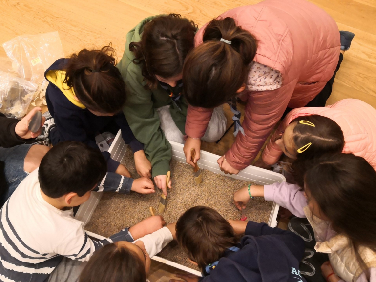 Setmana de la ciencia taller Arqueolab